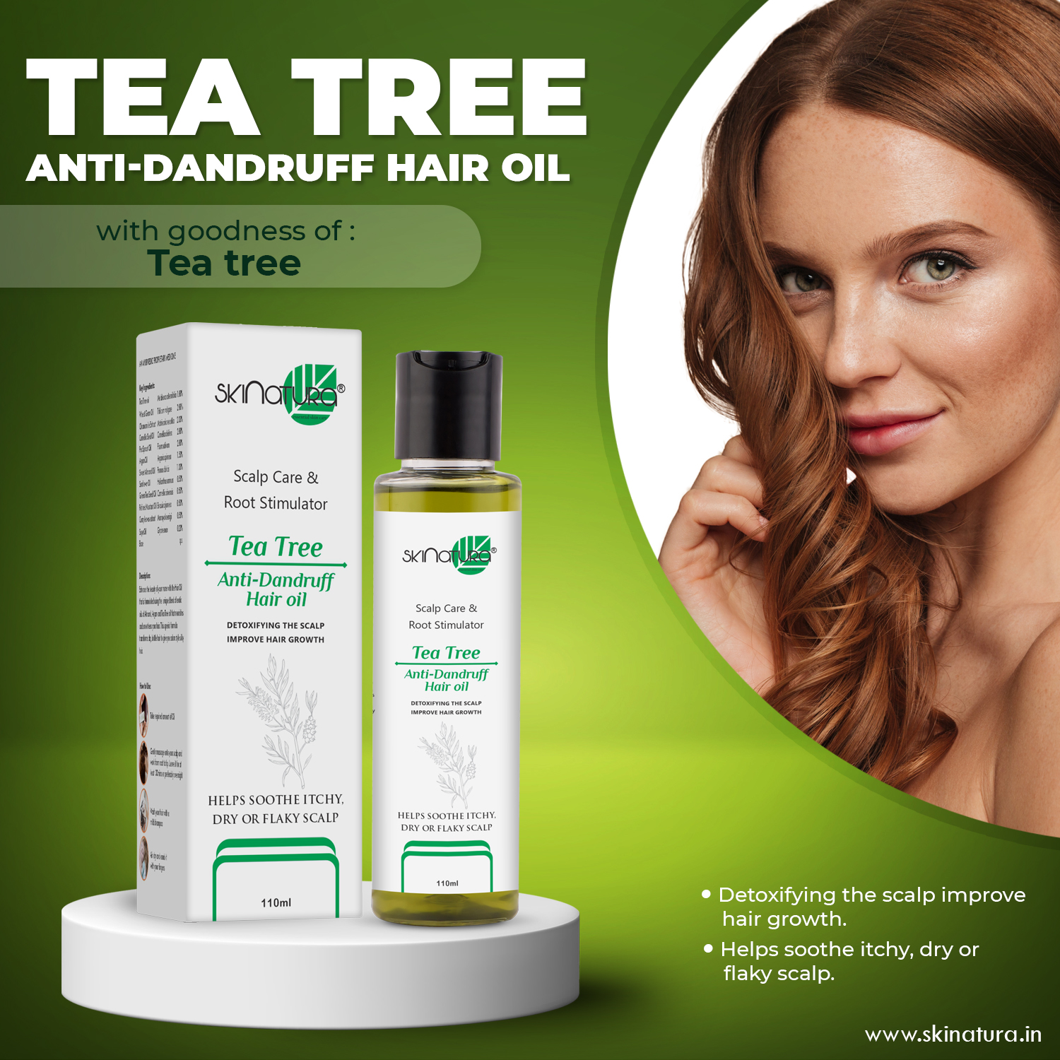 Tea Tree Anti-Dandruff Hair Oil - Image 3