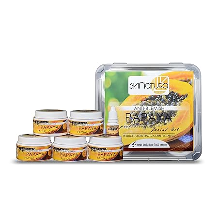 Papaya Anti Blemish & Dark Spot Reduction Professional Facial Kit - Image 2