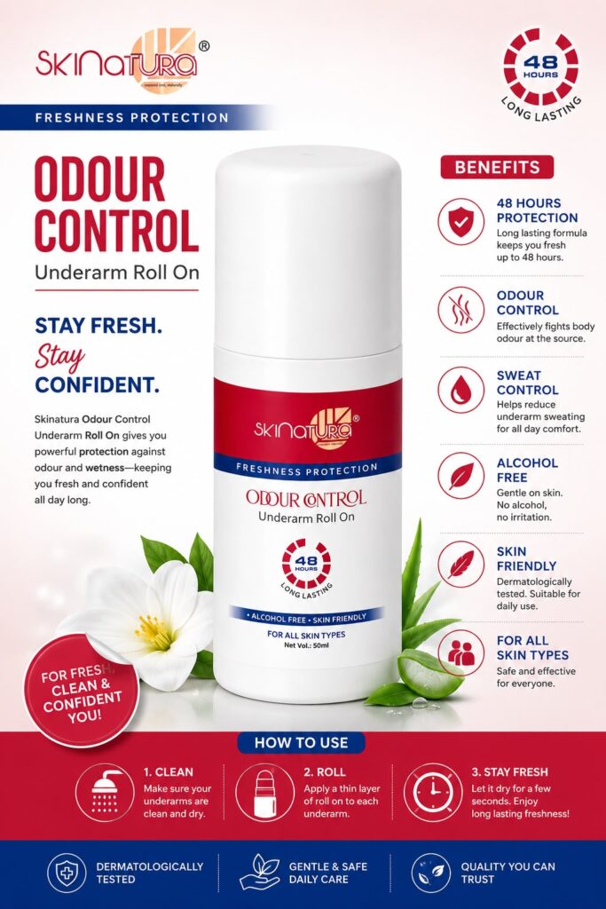Odour Control Under Arm Roll On